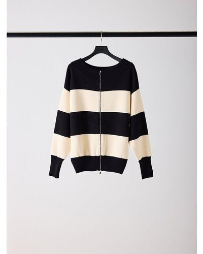 【Mewl 2026 AUTUMN】ダブルジップ2WAYニット - Champdelarose