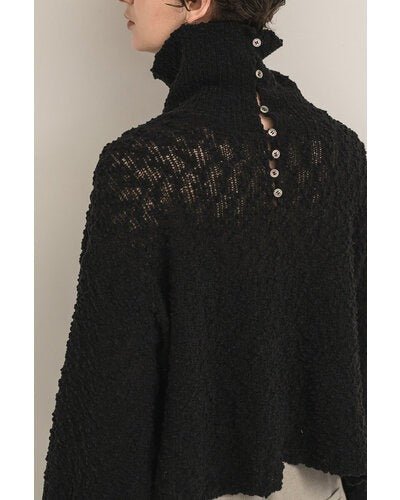 【Mewl 2026 AUTUMN】つぶつぶ2WAYネックニット - Champdelarose