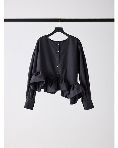 【Mewl 2026 AUTUMN】アシメペプラムラッフルBL - Champdelarose