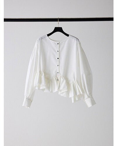 【Mewl 2026 AUTUMN】アシメペプラムラッフルBL - Champdelarose