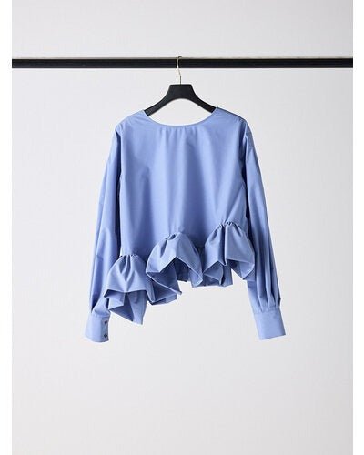 【Mewl 2026 AUTUMN】アシメペプラムラッフルBL - Champdelarose