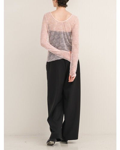【Mewl 2026 AUTUMN】レースロングスリーブTOPS - Champdelarose