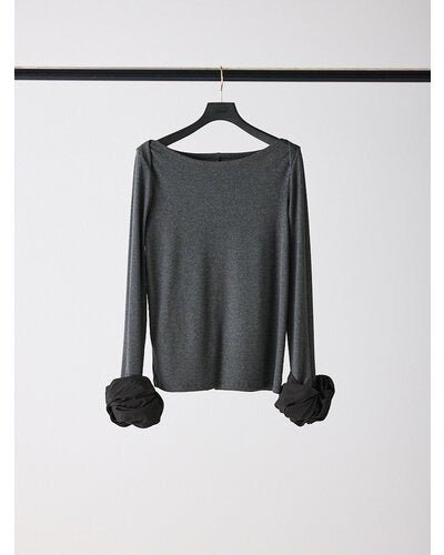 【Mewl 2026 AUTUMN】シュシュスリーブTOPS - Champdelarose