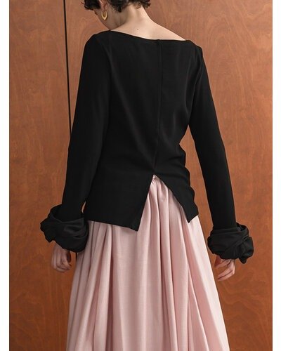【Mewl 2026 AUTUMN】シュシュスリーブTOPS - Champdelarose