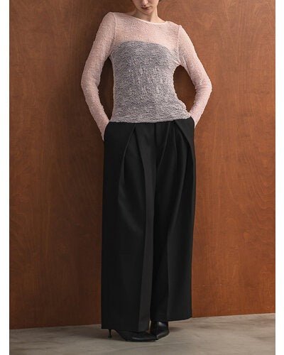 【Mewl 2026 AUTUMN】レースロングスリーブTOPS - Champdelarose