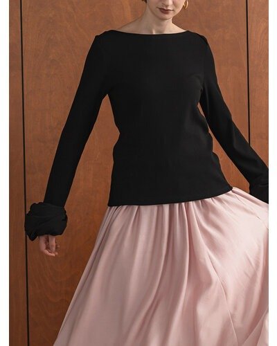 【Mewl 2026 AUTUMN】シュシュスリーブTOPS - Champdelarose