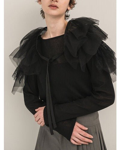 【Mewl 2026 AUTUMN】マルチWAYケープTOPS - Champdelarose