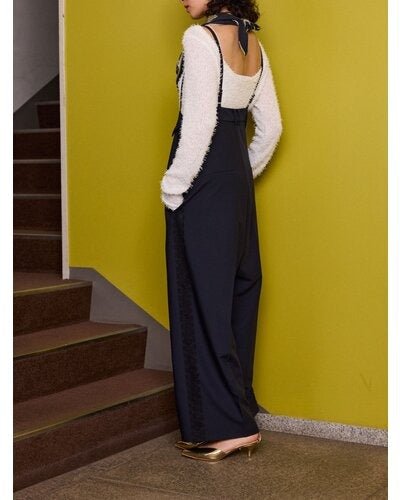 【Mewl 2026 PRE SPRING】ハイウエストサロペット - Champdelarose