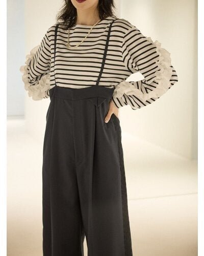 【Mewl 2026 PRE SPRING】ハイウエストサロペット - Champdelarose