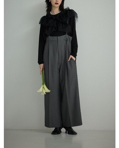 【Mewl 2026 PRE SPRING】ハイウエストサロペット - Champdelarose