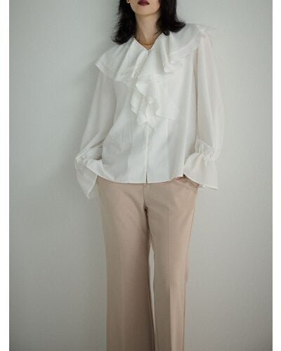 【Mewl 2026 PRE SPRING】ラッフルブラウス - Champdelarose