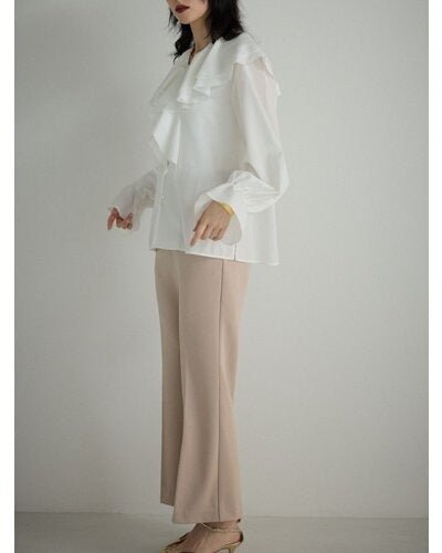 【Mewl 2026 PRE SPRING】ラッフルブラウス - Champdelarose