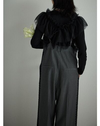 【Mewl 2026 PRE SPRING】ハイウエストサロペット - Champdelarose