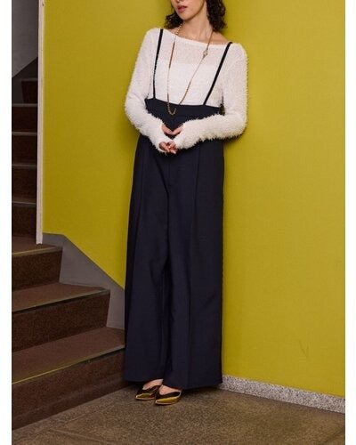 【Mewl 2026 PRE SPRING】ハイウエストサロペット - Champdelarose