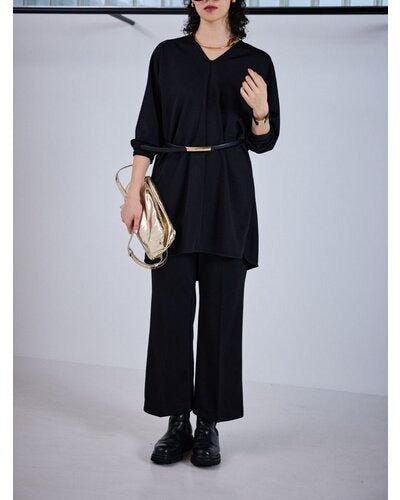 【Mewl 2026 PRE SPRING】ジョーゼットドルマンチュニック - Champdelarose