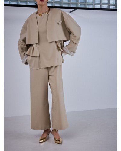 【Mewl 2026 PRE SPRING】ペプラムコンビネゾン - Champdelarose