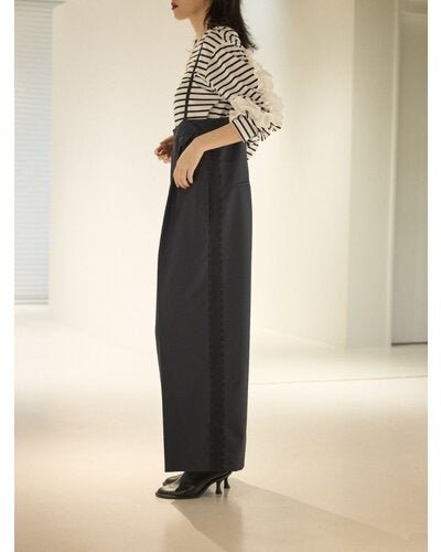 【Mewl 2026 PRE SPRING】ハイウエストサロペット - Champdelarose