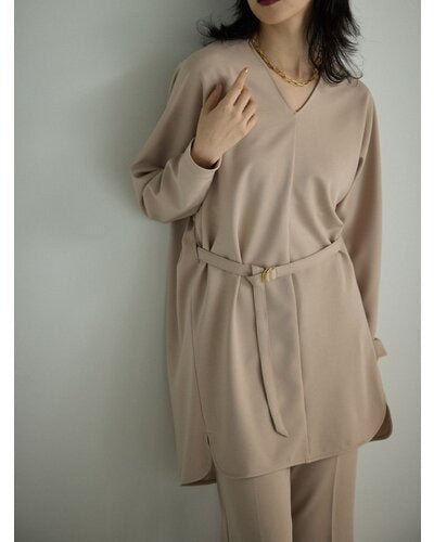 【Mewl 2026 PRE SPRING】ジョーゼットドルマンチュニック - Champdelarose