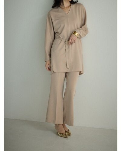 【Mewl 2026 PRE SPRING】ジョーゼットフレアPT - Champdelarose