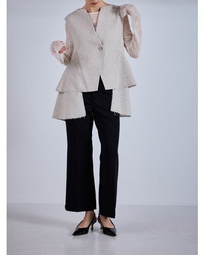 【Mewl 2026 PRE SPRING】ジョーゼットフレアPT - Champdelarose