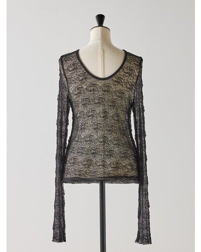 【Mewl 2026 PRE SPRING】レースロングスリーブTOPS - Champdelarose