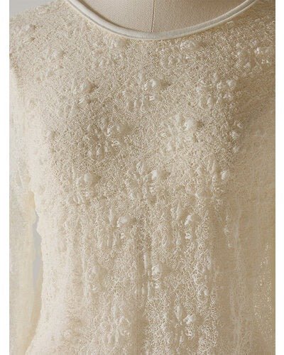 【Mewl 2026 PRE SPRING】レースロングスリーブTOPS - Champdelarose