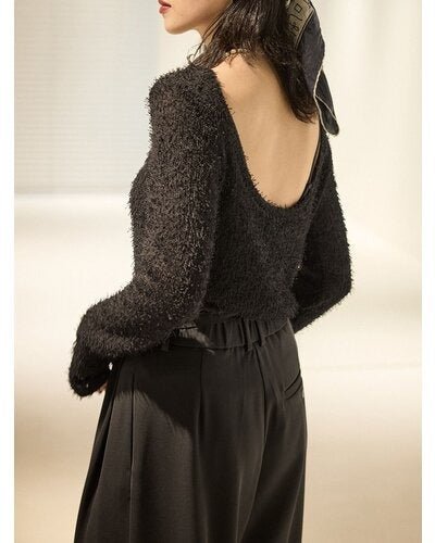 【Mewl 2026 PRE SPRING】ブークレーバックオープンTOPS - Champdelarose