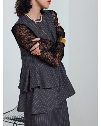 【Mewl 2026 PRE SPRING】レースロングスリーブTOPS - Champdelarose