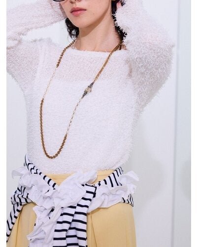 【Mewl 2026 PRE SPRING】ブークレーバックオープンTOPS - Champdelarose