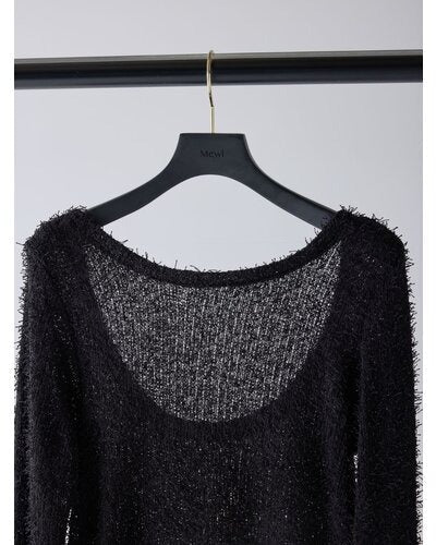 【Mewl 2026 PRE SPRING】ブークレーバックオープンTOPS - Champdelarose