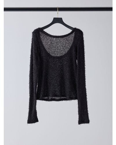 【Mewl 2026 PRE SPRING】ブークレーバックオープンTOPS - Champdelarose