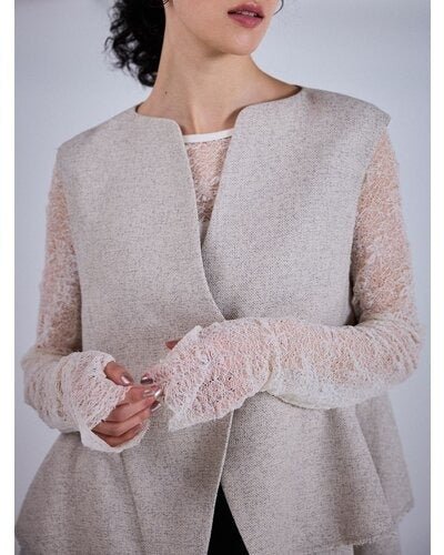 【Mewl 2026 PRE SPRING】レースロングスリーブTOPS - Champdelarose