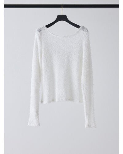 【Mewl 2026 PRE SPRING】ブークレーバックオープンTOPS - Champdelarose