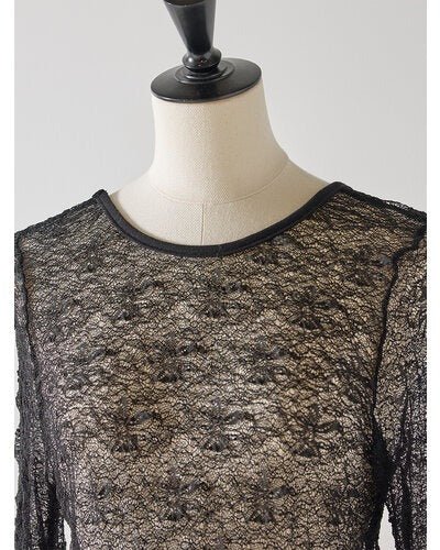 【Mewl 2026 PRE SPRING】レースロングスリーブTOPS - Champdelarose