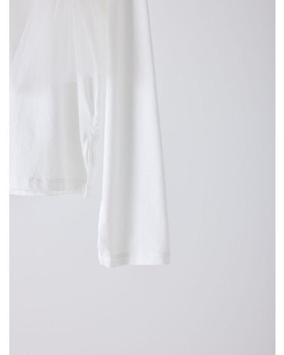 【Mewl 2026 PRE SPRING】マルチWAYチュールフリルTOPS - Champdelarose