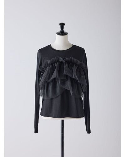 【Mewl 2026 PRE SPRING】マルチWAYチュールフリルTOPS - Champdelarose