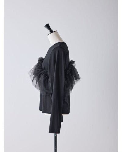 【Mewl 2026 PRE SPRING】マルチWAYチュールフリルTOPS - Champdelarose
