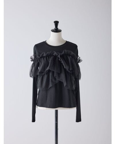 【Mewl 2026 PRE SPRING】マルチWAYチュールフリルTOPS - Champdelarose