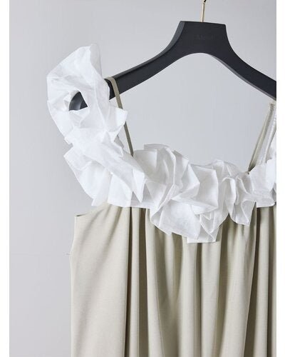 【Mewl 2026 SPRING】バブルフリルサロペット - Champdelarose