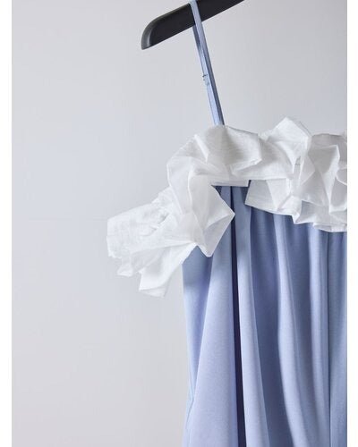 【Mewl 2026 SPRING】バブルフリルサロペット - Champdelarose