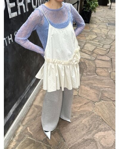 【Mewl 2026 SPRING】アシメティアードキャミ - Champdelarose