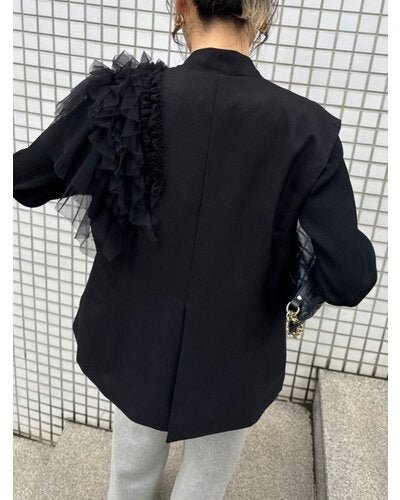 【Mewl 2026 SPRING】チュールフリルベスト - Champdelarose