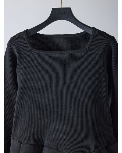 【Mewl 2026 SPRING】ペプラムニット - Champdelarose