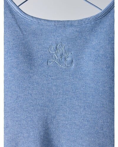 【Mewl 2026 SPRING】ラメリブカップ付きキャミ - Champdelarose