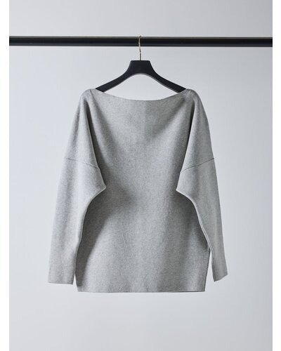 【Mewl 2026 SPRING】スウェットライクドルマンニット - Champdelarose