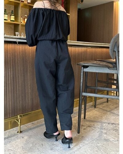 【Mewl 2026 SPRING】オフショルコンビネゾン - Champdelarose