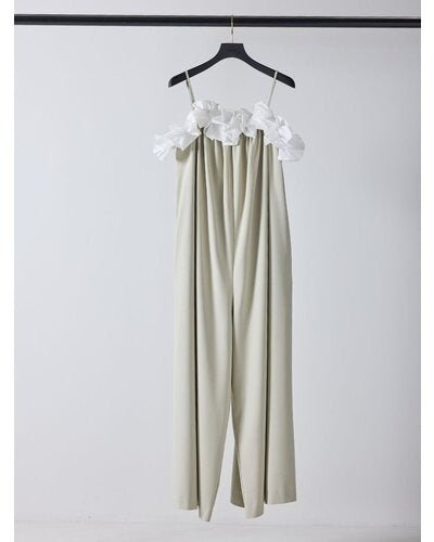【Mewl 2026 SPRING】バブルフリルサロペット - Champdelarose