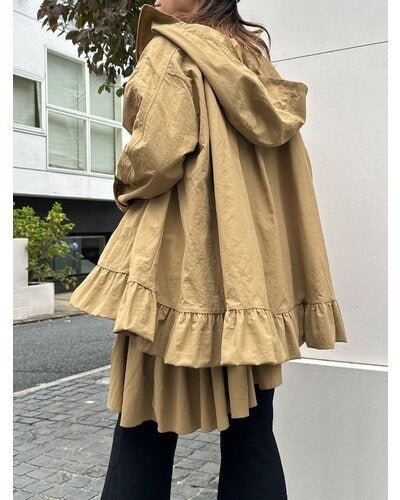 【Mewl 2026 SPRING】フリルマウンテンパーカー - Champdelarose