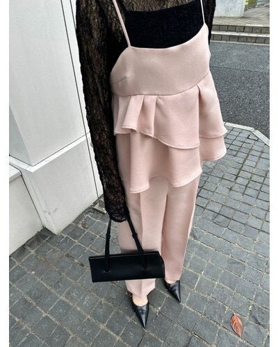 【Mewl 2026 SPRING】リネンライクキャミビスチェ - Champdelarose