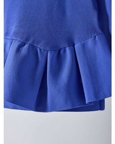【Mewl 2026 SPRING】ペプラムニット - Champdelarose